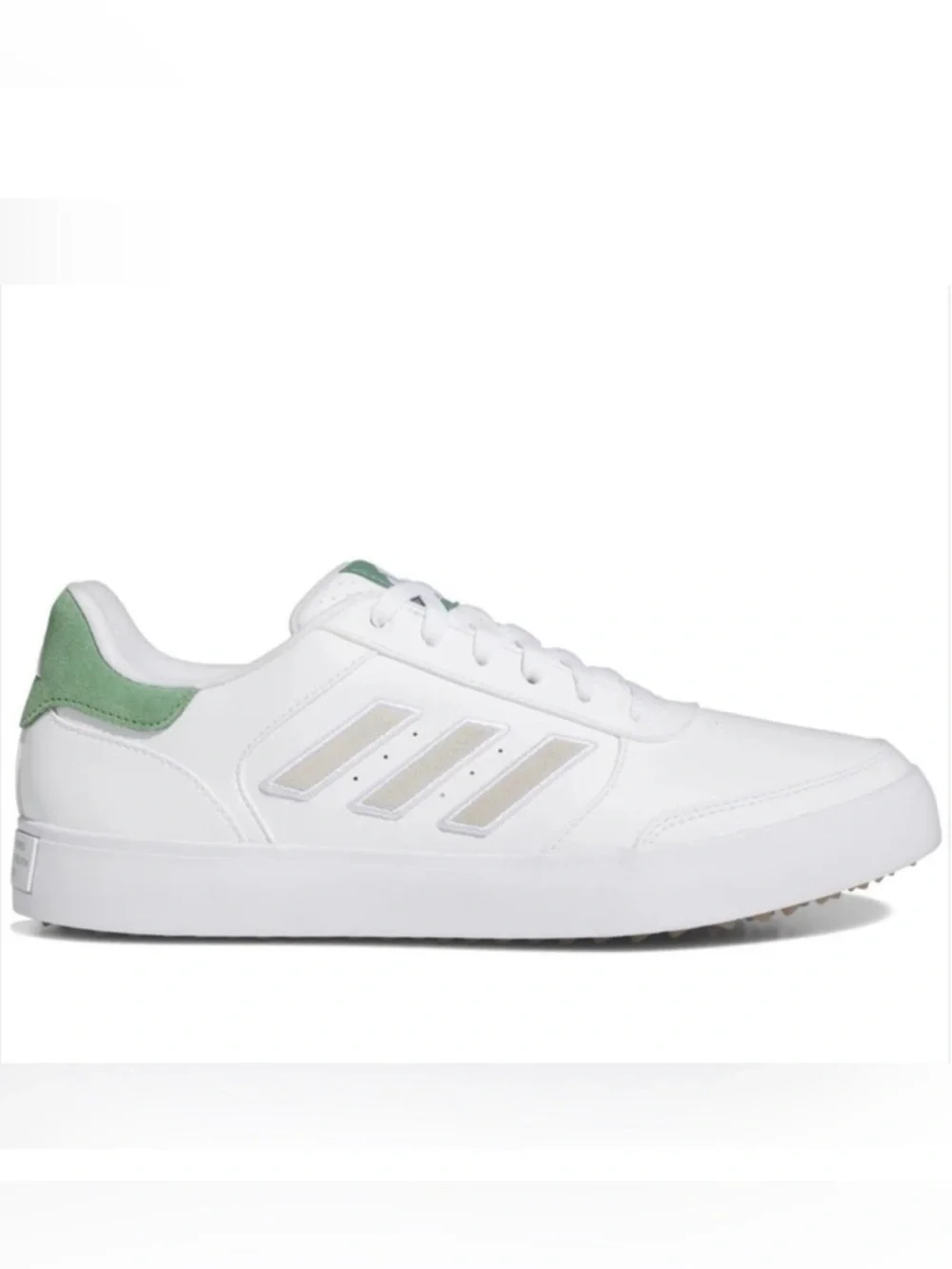 Adidas Retrocross 24 Spikeless Court-Inspired Golf Shoes‎ White/Green Size 7